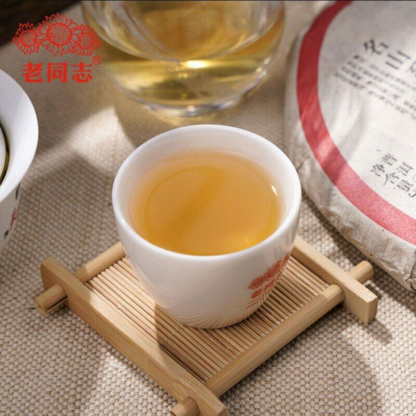 HelloYoung Haiwan Sheng Puer Tea Dong Guo Village Ancient Tree Raw Puerh Tea 500g