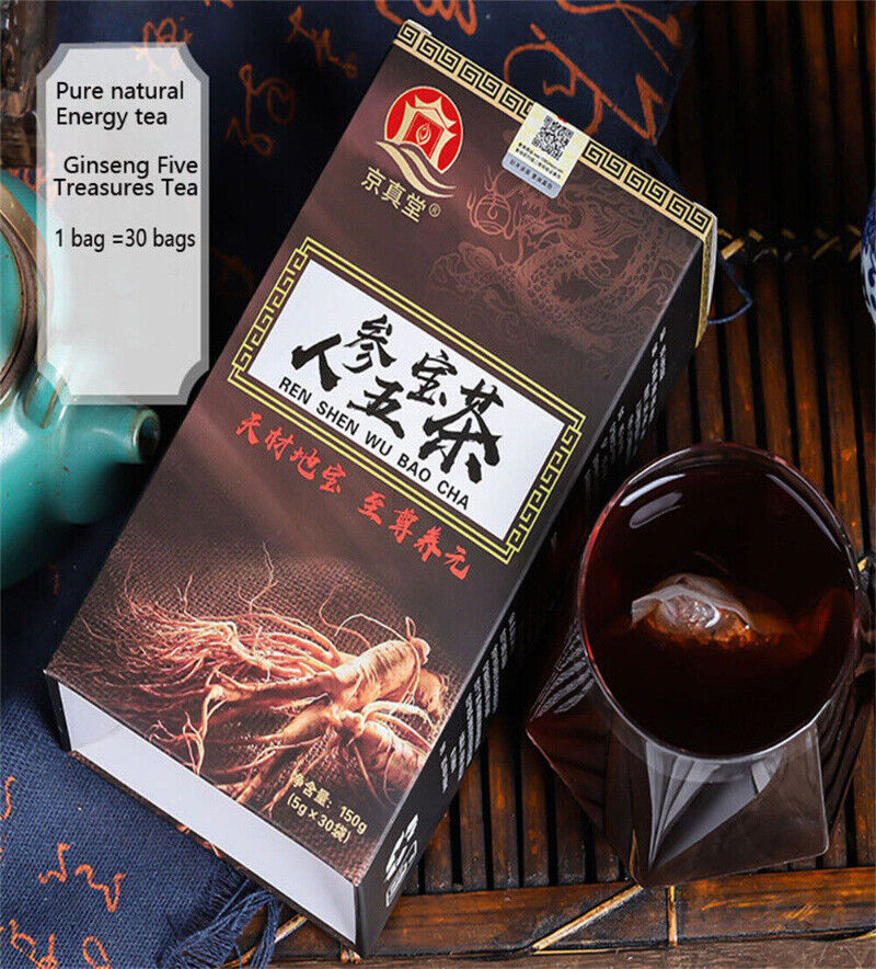 Energy Supplement Men’s Essentials Ginseng Five Treasures Tea Wu Bao Energy tea