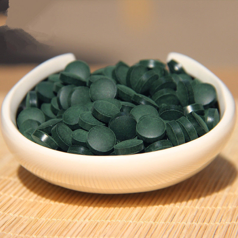 HelloYoung Spirulina Tablet Tea Veg Pill Rich Vitamin Cold Pressed Anti Fatigue Weight Loss