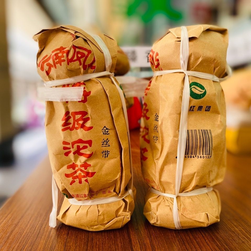 HelloYoung Yunnan Fengqing Special Grade Tuo Cha Golden Ribbon Pu'er Raw Tea Tuo 500g Secondary image