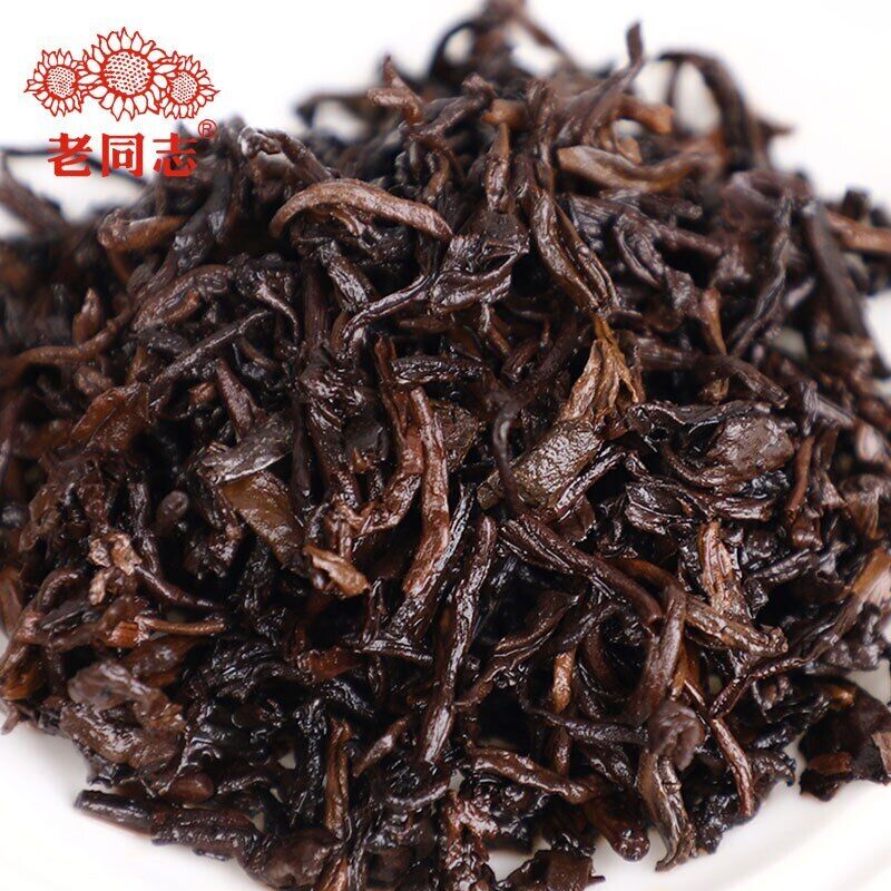 HelloYoung Haiwan Pu-erh Tea Old Comrade Third-level bulk tea Ripe Pu'er Tea 500g