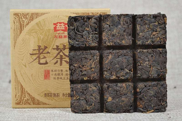 HelloYoungTea TAETEA Lao Cha Tou * 2014 Menghai Dayi Pu-erh Brick Ripe Puer Tea Brick 100g