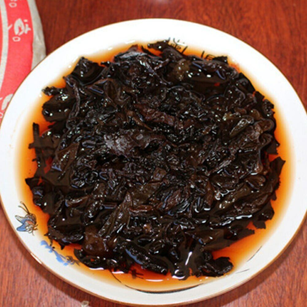 HelloYoung Year Yunnan Lao Ban Zhang Palace Shu Puer Tea Chinese Ripe Pu-erh 357g