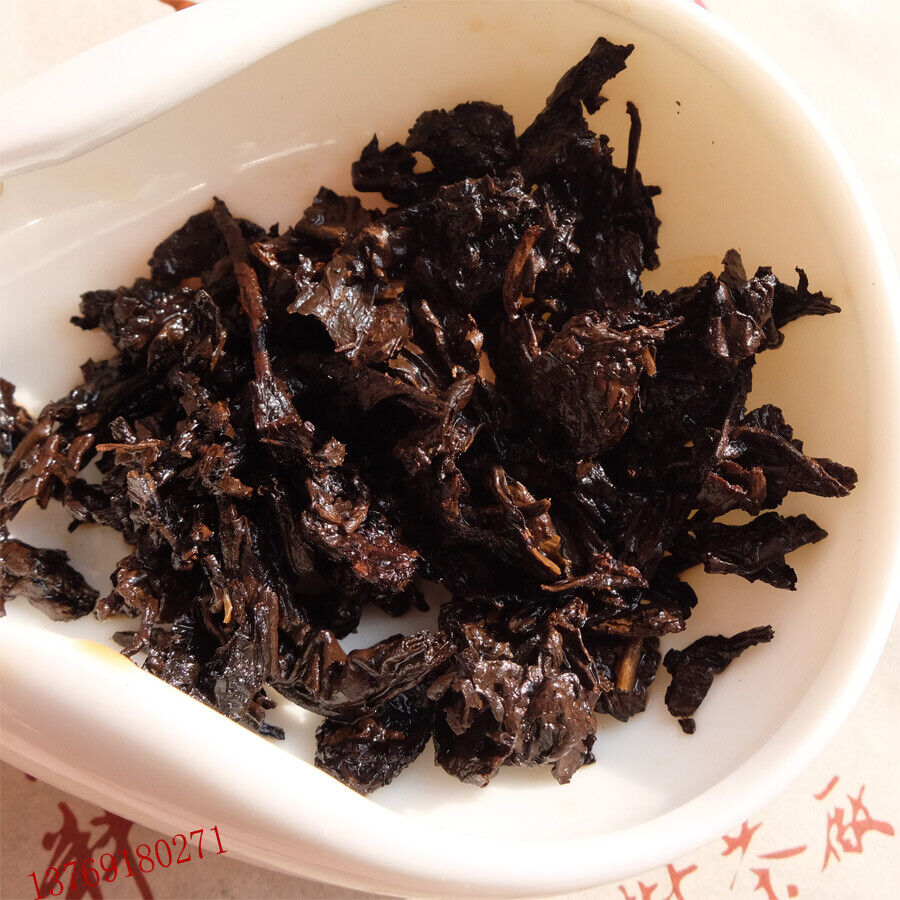 HelloYoung Yongde Ancient Tree Lao Cha Tou Pu-erh Tea Cake 380g Ripe Pu'er Puer Tea