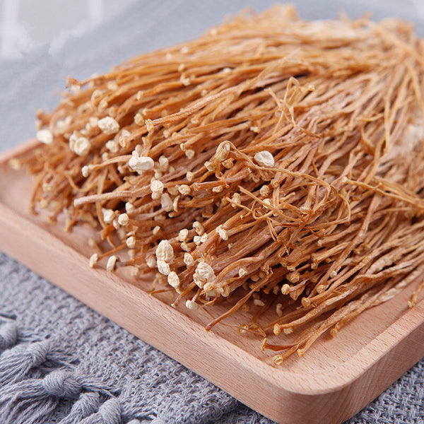Chinese Flammulina Velutipes Jin Zhen Gu 50-500g Dried Enokitake Enoki Mushroom