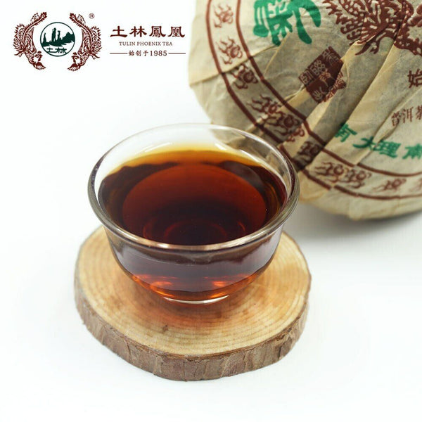 HelloYoung TuLin Phoenix Chinese Puer Tea "Yi Jia" Mushroom Tuocha Shu Puerh 250g