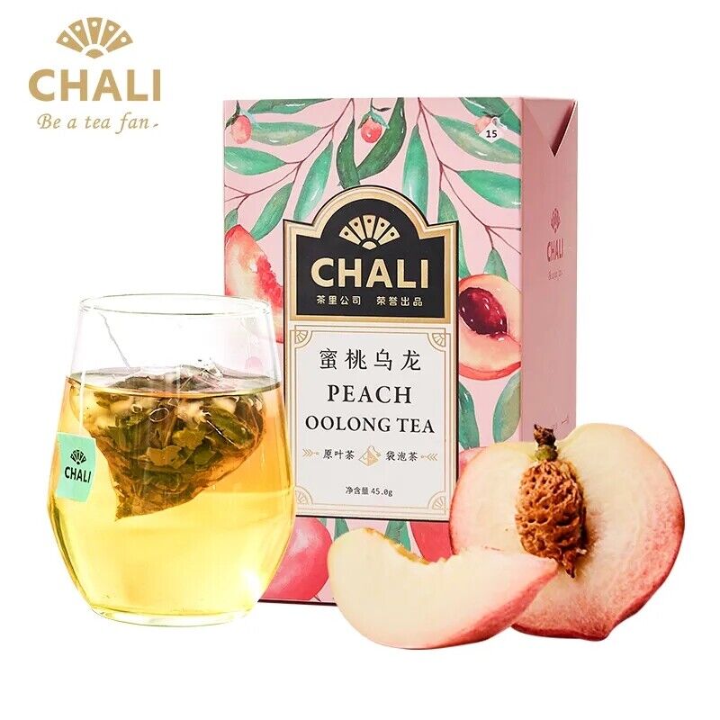 HelloYoung 3g*15bags Peach Oolong Tea Top Hot Cold Brew Tea Fruit Tea茶里蜜桃乌龙茶花果茶水果茶白桃乌龙茶叶冷泡茶 Main image