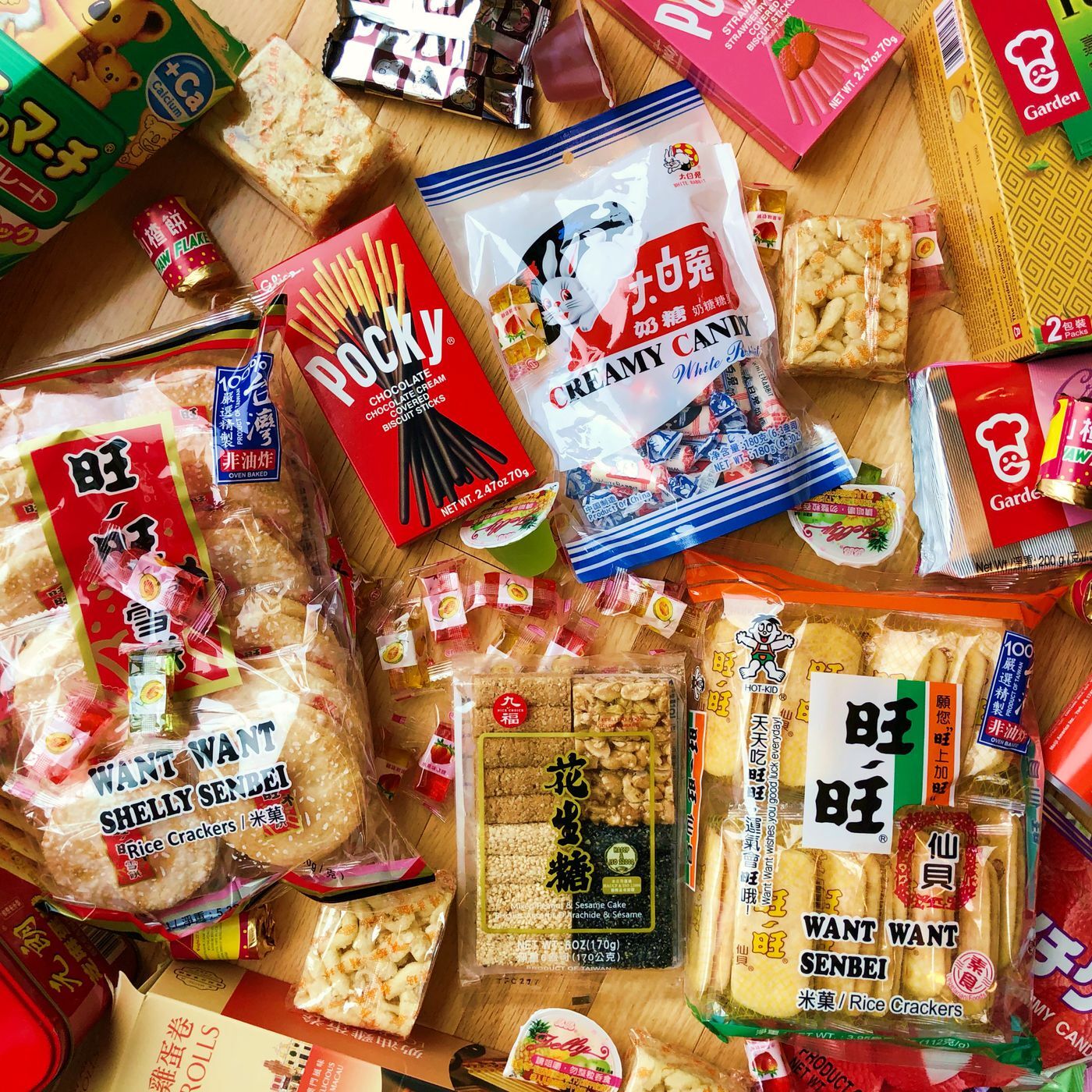 36 Stück Süße & Herzhafte Asiatische Snackbox – Gemischte Leckereien