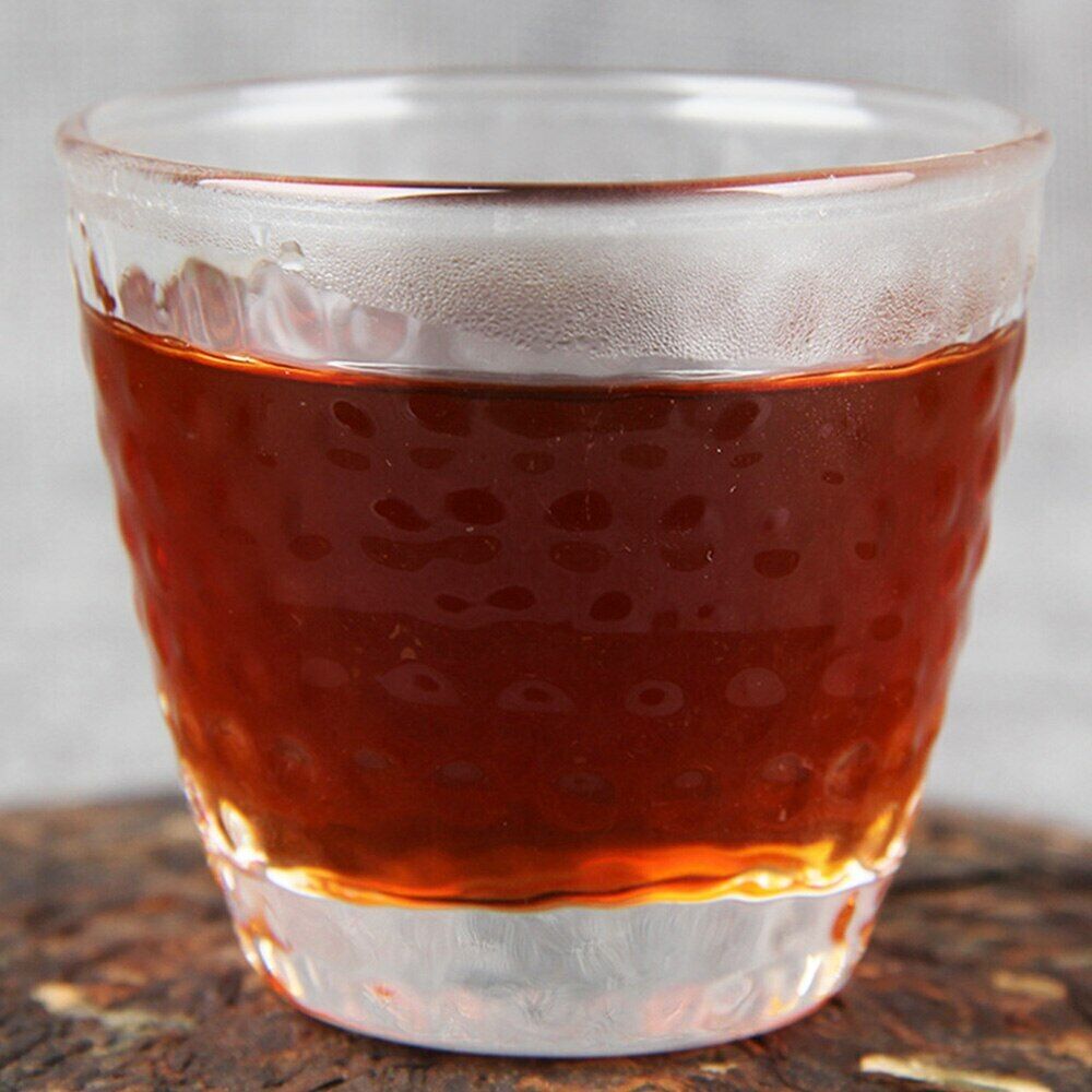 HelloYoung 357g Menghai Glutinous Rice Fragrant Ripe Puer Tea Top Qi Zi Bing Shu Puerh Tea