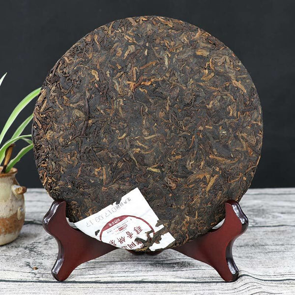 TemuTea 357g Top-grade Pu Er Tea Chun Xiang Tea Cake Ripe Puer Tea