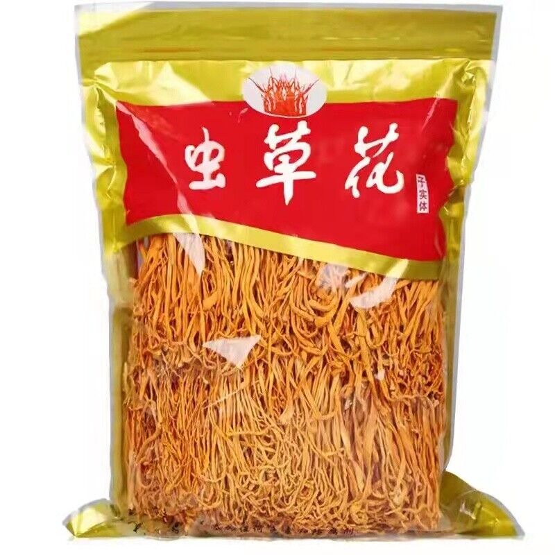 HelloYoung Organic Premium Super Mushroom Cordyceps Militaris Fungus Chong Cao Hua 500g Secondary image