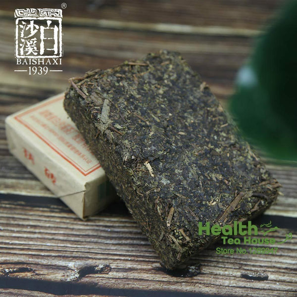 HelloYoung Anhua Baishaxi /17/18/19 yr Dark Tea Golden Flower Dark Tea Fu Brick 300g
