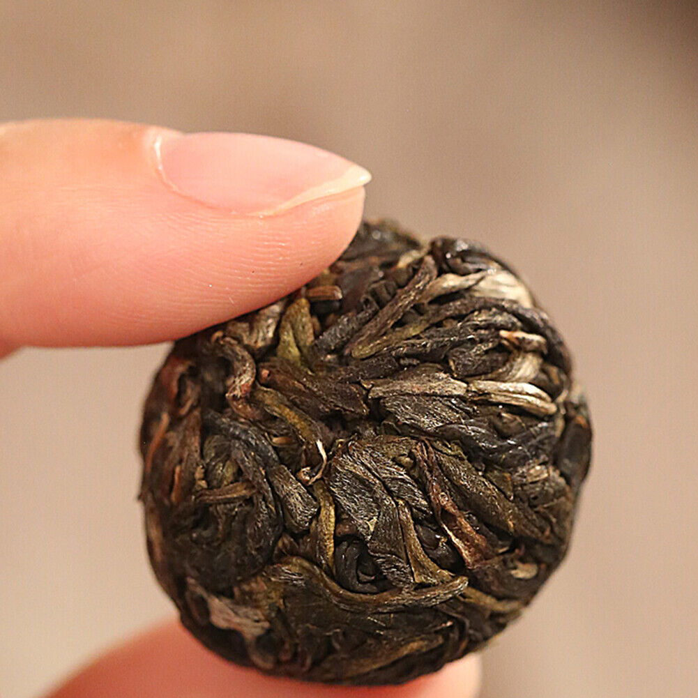 HelloYoung Natural Health Tea Bingdao Pu'er Tea 柔香清甜天然健康 新益号牌 冰岛甜 冰岛古树普洱茶 小沱茶 龙珠生普洱小粒装云南茶叶