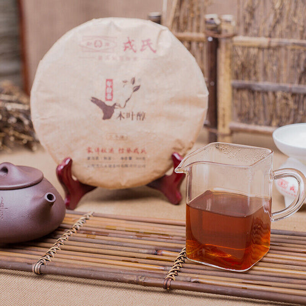 HelloYoung MENGKU Brand Mu Ye Chun Three Years Chen Pu-erh Tea Cake 400g Ripe Puer Tea