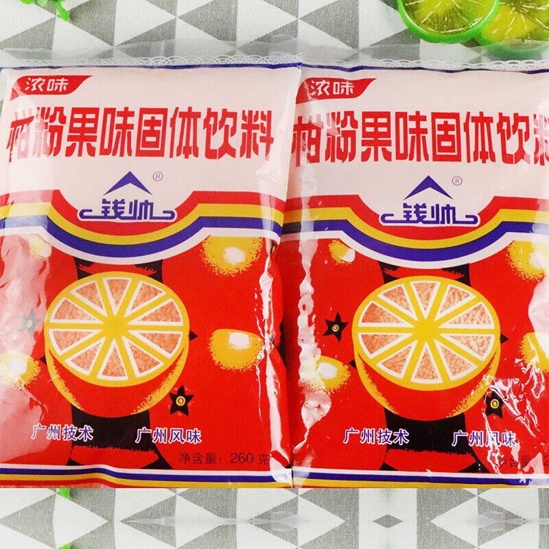 260g/bag orange powder drink fruit juice solid drink 橘子粉冲饮果味汁