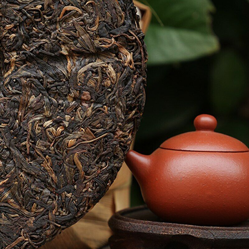 HelloYoung Year Mengku Rongshi Shen Puer Speciality Ching Bing 400g Raw Puer Tea Cake