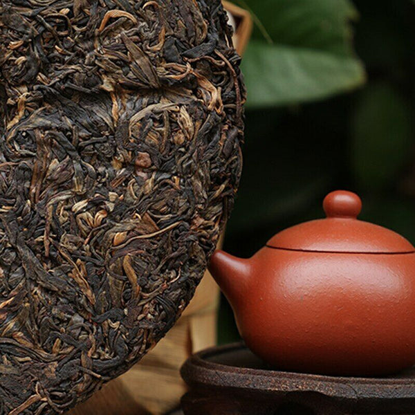 HelloYoung Year Mengku Rongshi Shen Puer Speciality Ching Bing 400g Raw Puer Tea Cake