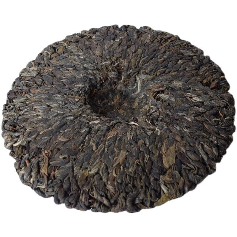 HelloYoung Yong De Big Snow Mountain Bian Zi Pigtails Old Tree Puer Tea Cake Raw 400g