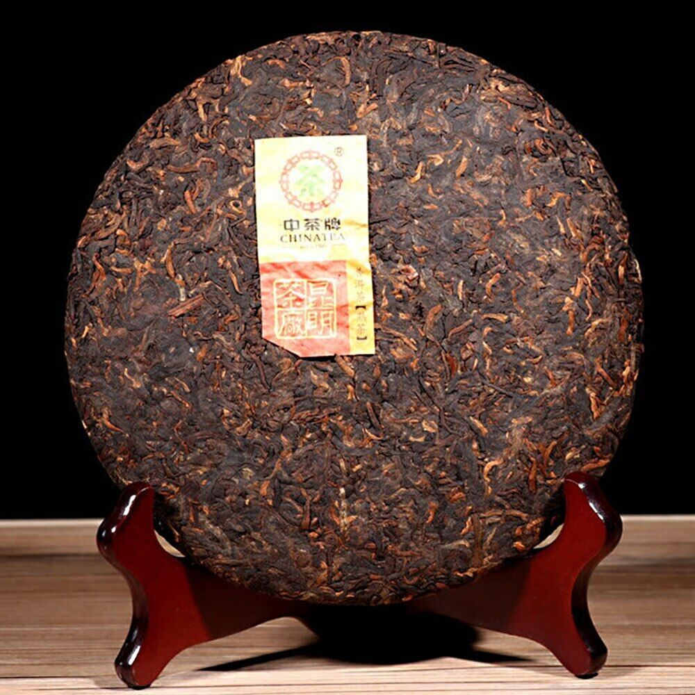 HelloYoung Zhong Cha Ripe Purerh Tea 7571 Shu Puer Menghai Chinese Tea 357g