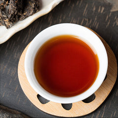 HelloYoung Ripe PuEr Cake STARLISHT OVER ASIA Yunnan Menghai Dayi Ripe Pu Er Tea 357g