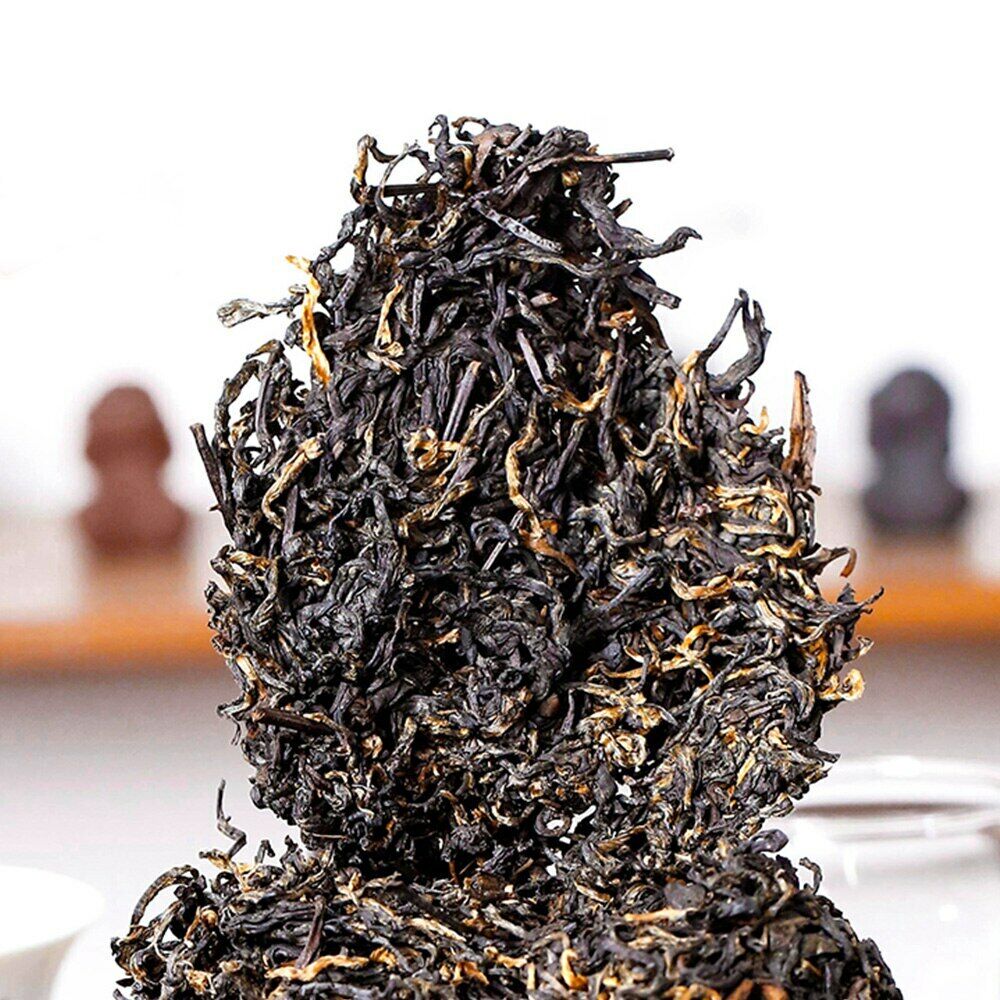 HelloYoung Tea2022/2023 Gold Buds Yunnan Black Tea FengQing Golden Melon Dianhong 500g/1.1lb