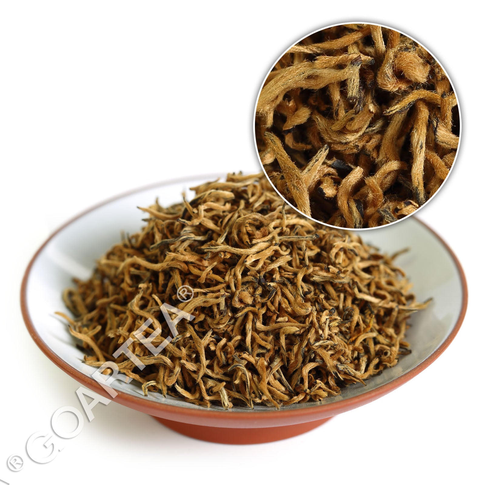 HelloYoung Tea50G 5Pcs*5g Nonpareil Supreme Organic Jinjunmei Golden Bud Eyebrow Black Tea Secondary image