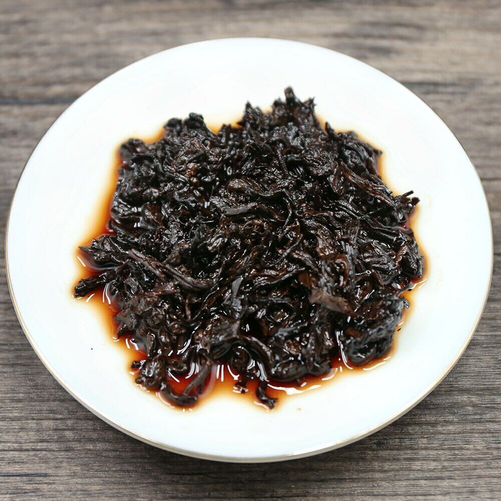 HelloYoung Yunnan MengHai Ripe Puer Tea GongTing Compressed Shu Puerh Chinese Tea 357g