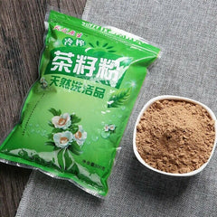 冷榨茶籽粉天然洗护粉洗发水洗碗液500g Leng Zha Cha Zi Fen Tian Ran Xi Hu Fen Xi Fa Shui