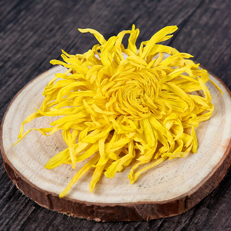 HelloYoung Organic Golden Chrysanthemum Tea Jin Si Huang Ju 100 Flowers Healthy Herbal Tea