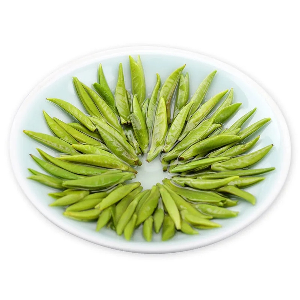 HelloYoung Green Tea Gift Box China Organic Jin Tan Que She Hand Picked Sparrow Tongue 50g