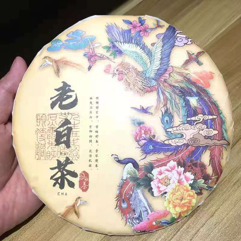 350g Old White Tea Fuding High Mountain Aged White Tea Cake Gongmei White Tea Main image