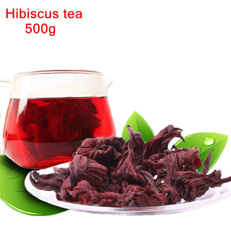 HelloYoung500g Roselle Tea Hibiscus Tea Natural Weight Loss Dried Flower Tea Health Care