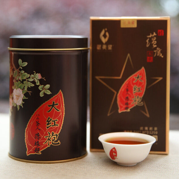 HelloYoung Wuyi Star 5 Years Aged Big Red Robe Da Hong Pao Dahongpao Oolong Tea 125g Tin