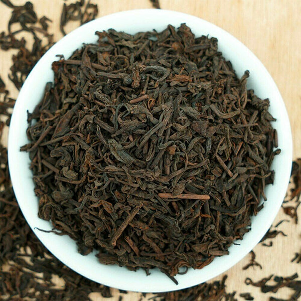 HelloYoung Year China Tea Liu Bao Cha 8003 Areca Catechu Incense Chinese Dark Tea 250g