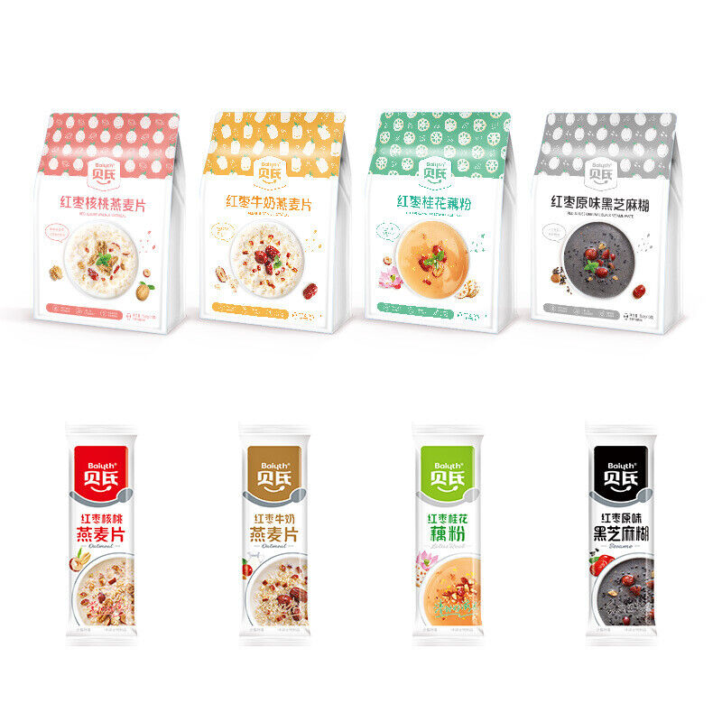 350g 贝氏燕麦片 Bayes Oatmeal Multi-Flavor Breakfast Meal Replacement Food