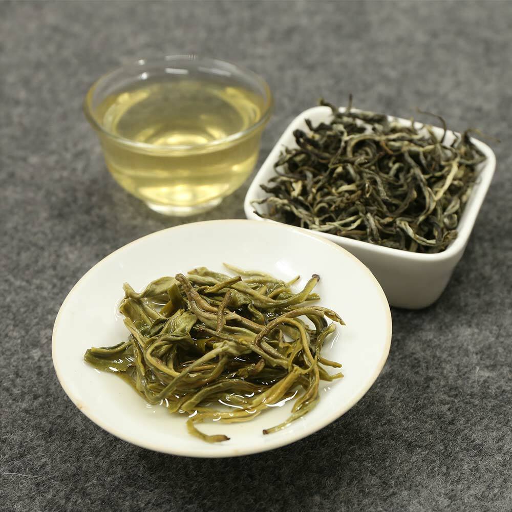 HelloYoung Maofeng Spring Green Tea Loose Leaf Chinese Huang Shan Mao Feng Slimming Tea Secondary image