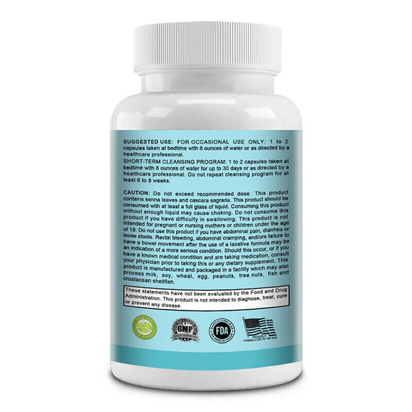 15 Day Cleanse Colon Cleansing Capsules Gut and Colon Support  30 Capsules