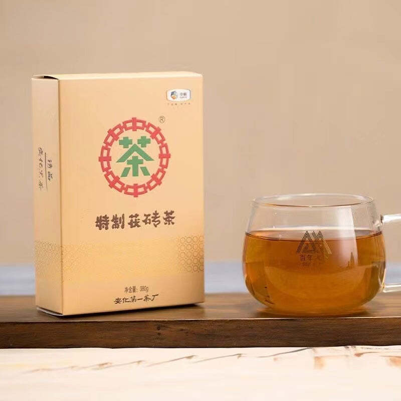 380g Anhua Dark Tea Brick Chinese Dark Tea Brick Fucha Organic Black Tea Benefit Main image
