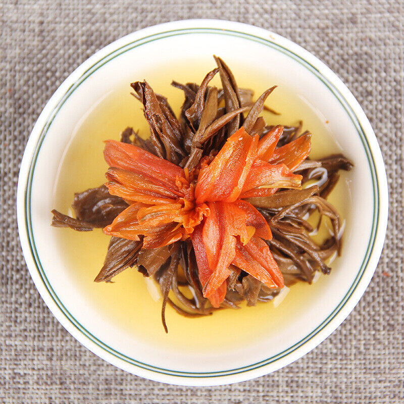Handmade Kungfu Honey Scent Dianhong Lily Dragon Pearl Dian Hong Black Tea