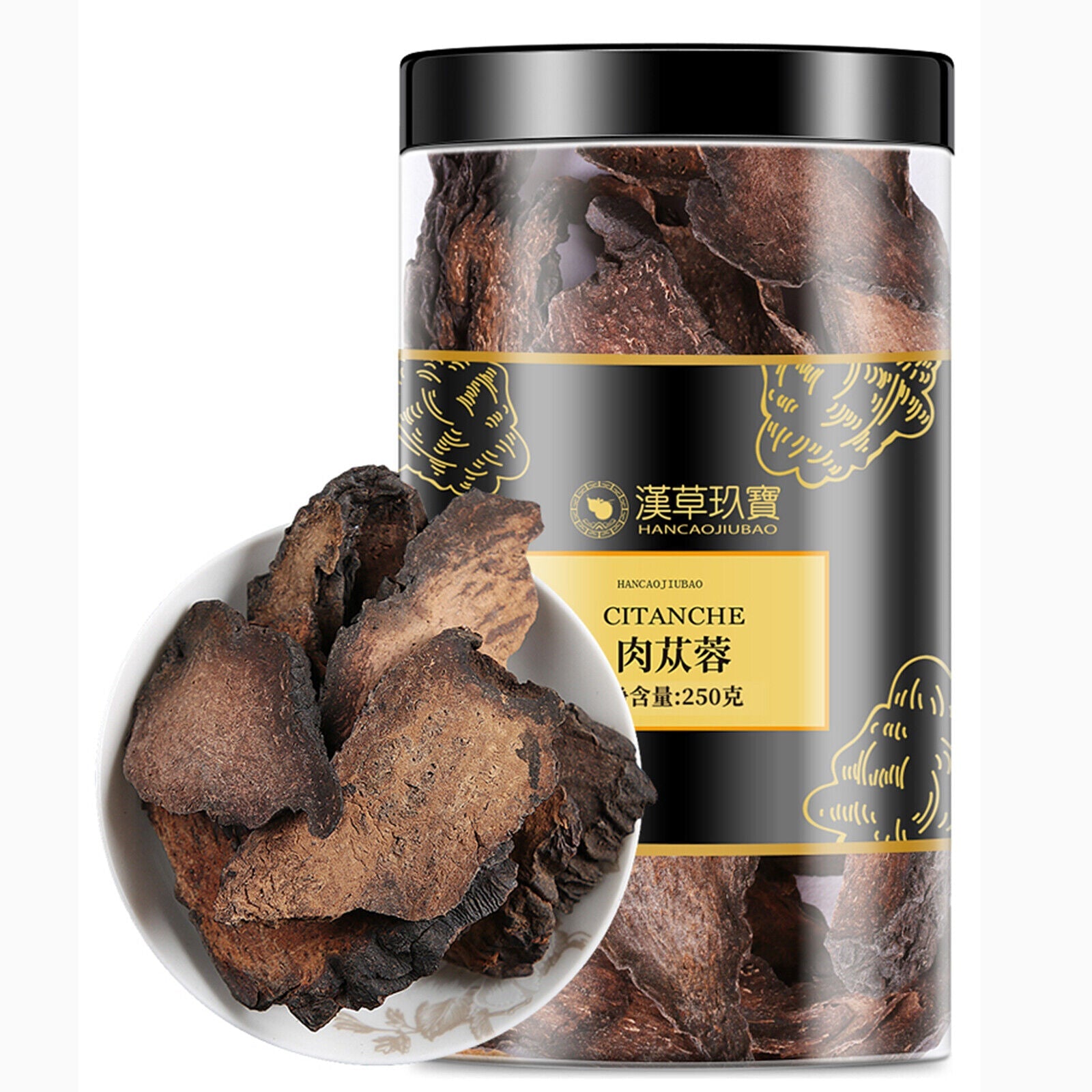 HelloYoung 250g Men's Health Herb Tea Organic Cistanche Slice Rou Cong Rong Dijing Tubulosa Main image