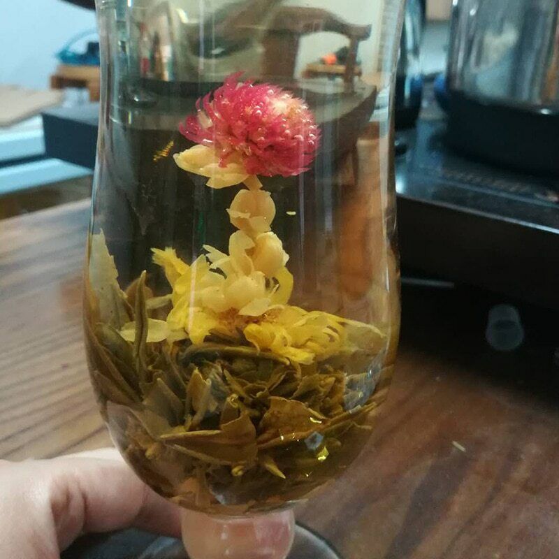 HelloYoung 16 Types Handmade Blooming Flower Tea Blooming Tea Balls Flowering Tea 130g Secondary image