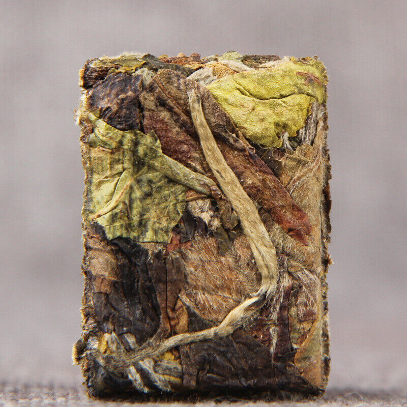 HelloYoung Yunnan Mini Tea Brick White Tea 100g Sun-dried Nectar Fragrance White Tea
