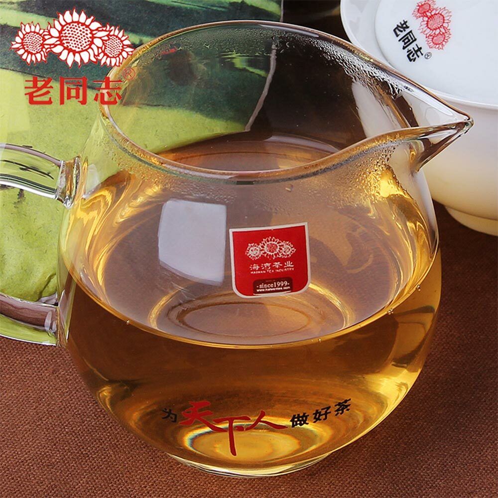 HelloYoung Haiwan Tea Best Pu-erh Tea Old Comrades "Spring" Chun Lu Pu'er Tea 400g