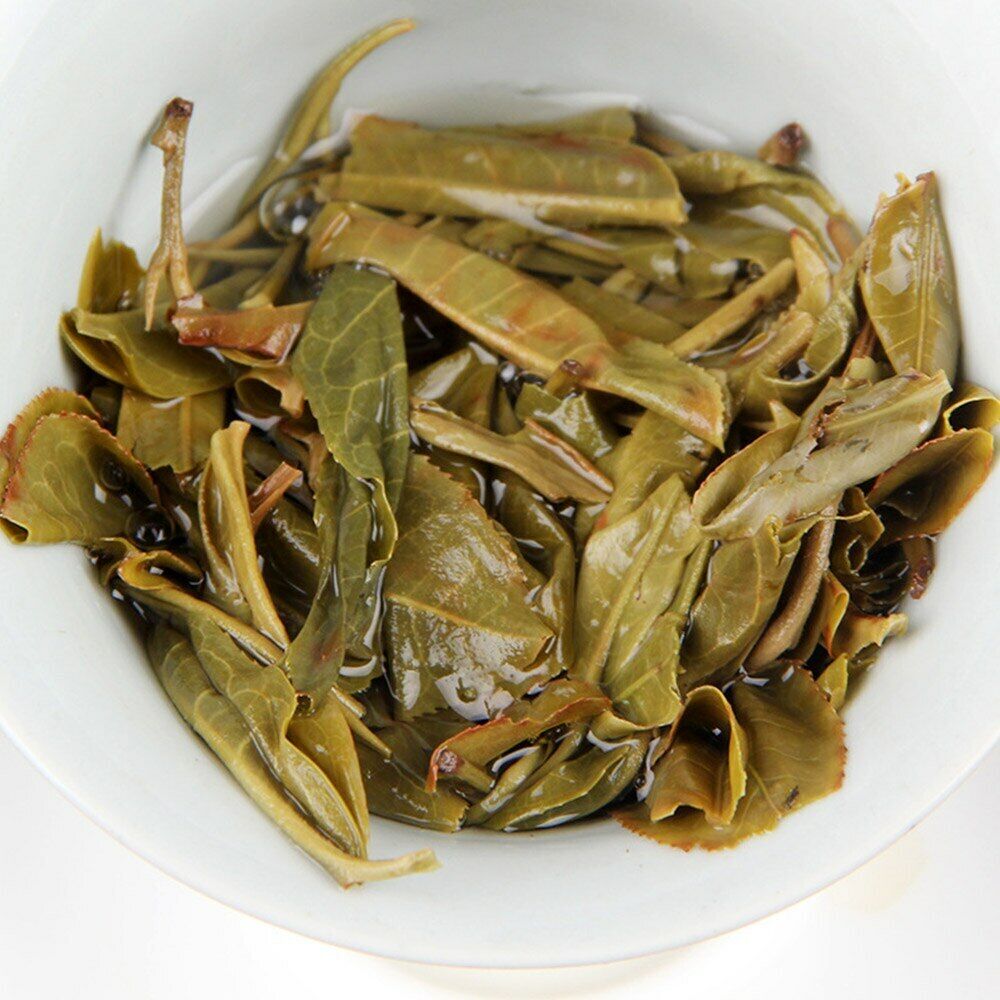TemuTea 1000g  Yunnan Ancient Tree Raw Puerh Tea Peacock Green Brick Raw Puer Tea