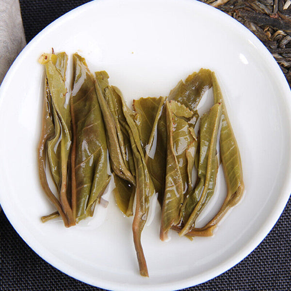 HelloYoung Yunnan Pu'er Tea Liangpin Series Haiwan Old Comrade Liangyuan Raw Cake 400g