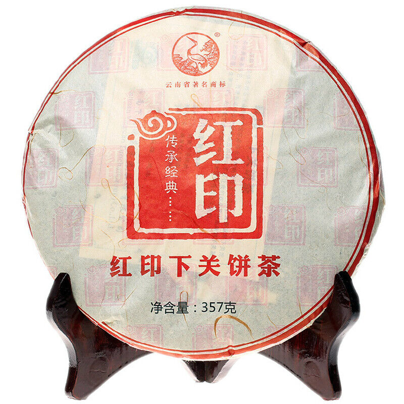 HelloYoung Classic Red Seal Xiaguan Pu'er * Yunnan Puerh Pu Erh Puer Tea Raw 357g Secondary image
