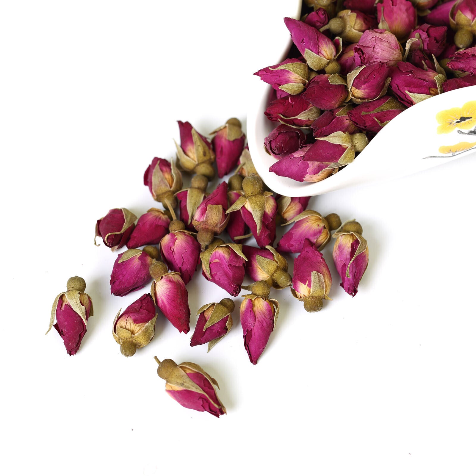 HelloYoung HELLOYOUNG 100g Red Rose Bud Dried Edible Petal Flower Chinese Herbal Tea Secondary image