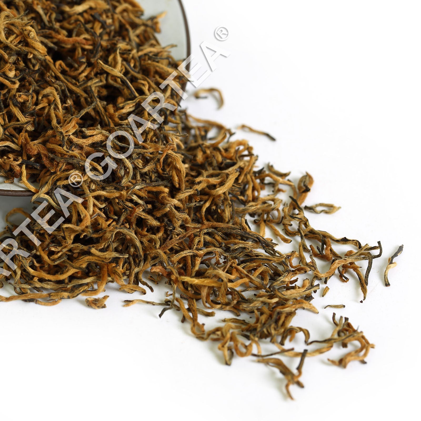 HelloYoung TeaHELLOYOUNG 100g Supreme Wuyi Jinjunmei Eyebrow Black Tea Loose Golden-Buds Secondary image