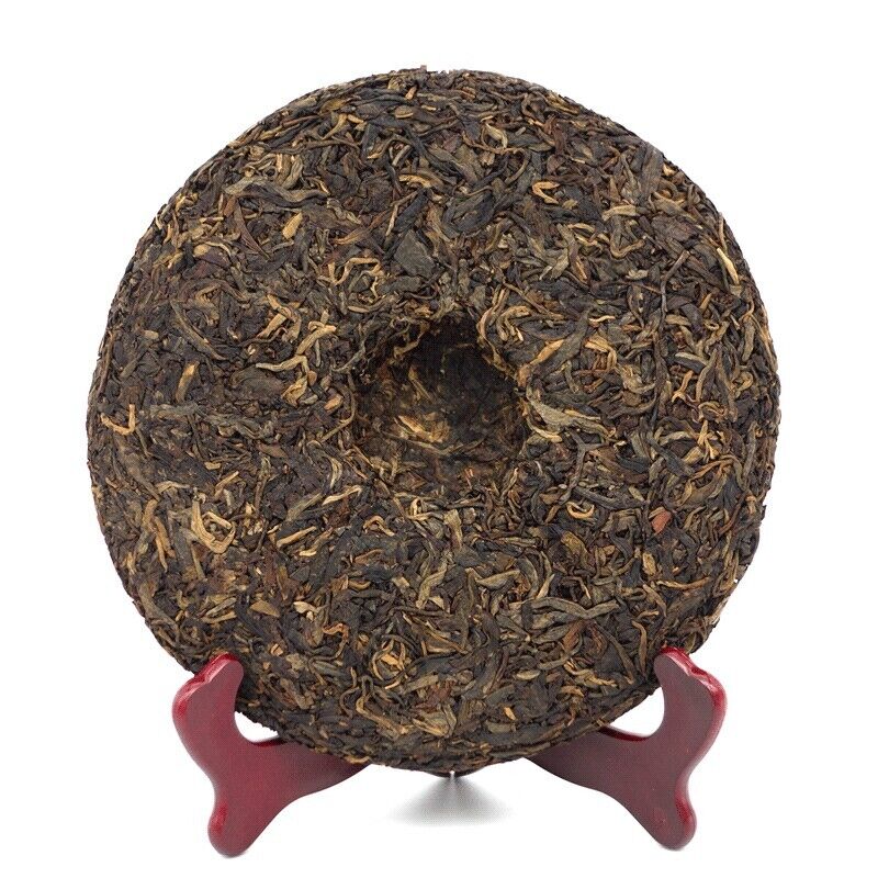 HelloYoung MengKu Hao Rongshi Yunnan Mengku Qizi Tea Biscuit Green Cake Raw Puer 400g