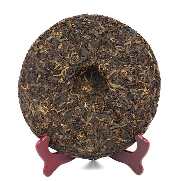HelloYoung MengKu Hao Rongshi Yunnan Mengku Qizi Tea Biscuit Green Cake Raw Puer 400g